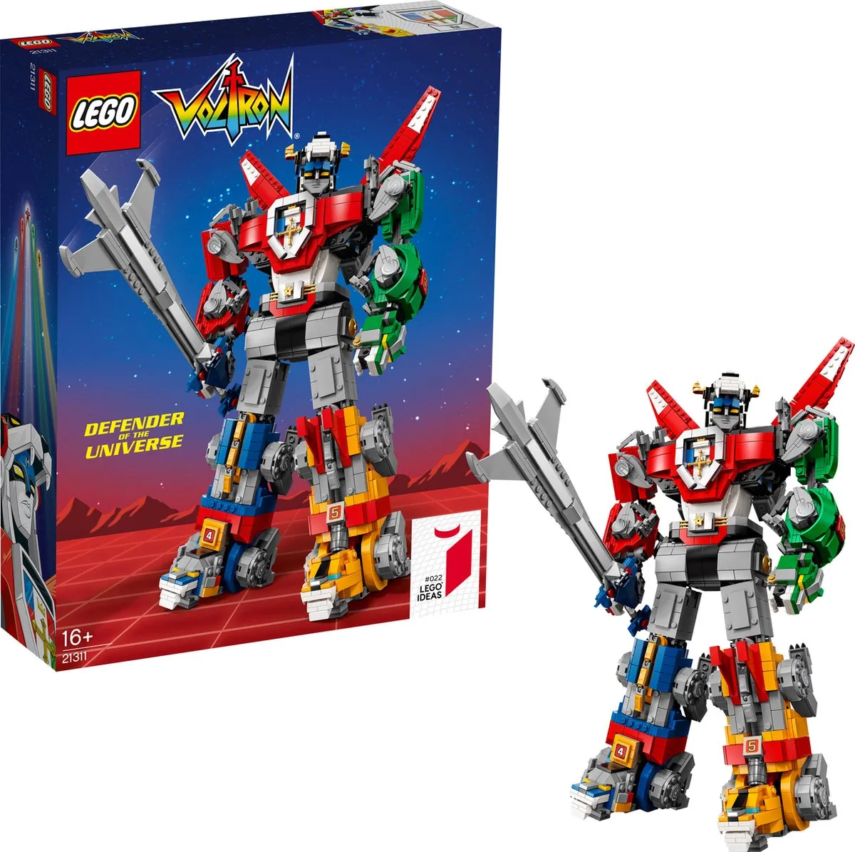 LEGO Ideas Voltron 21311 - 2321 Stenen - Multikleur - afbeelding 6 van 6