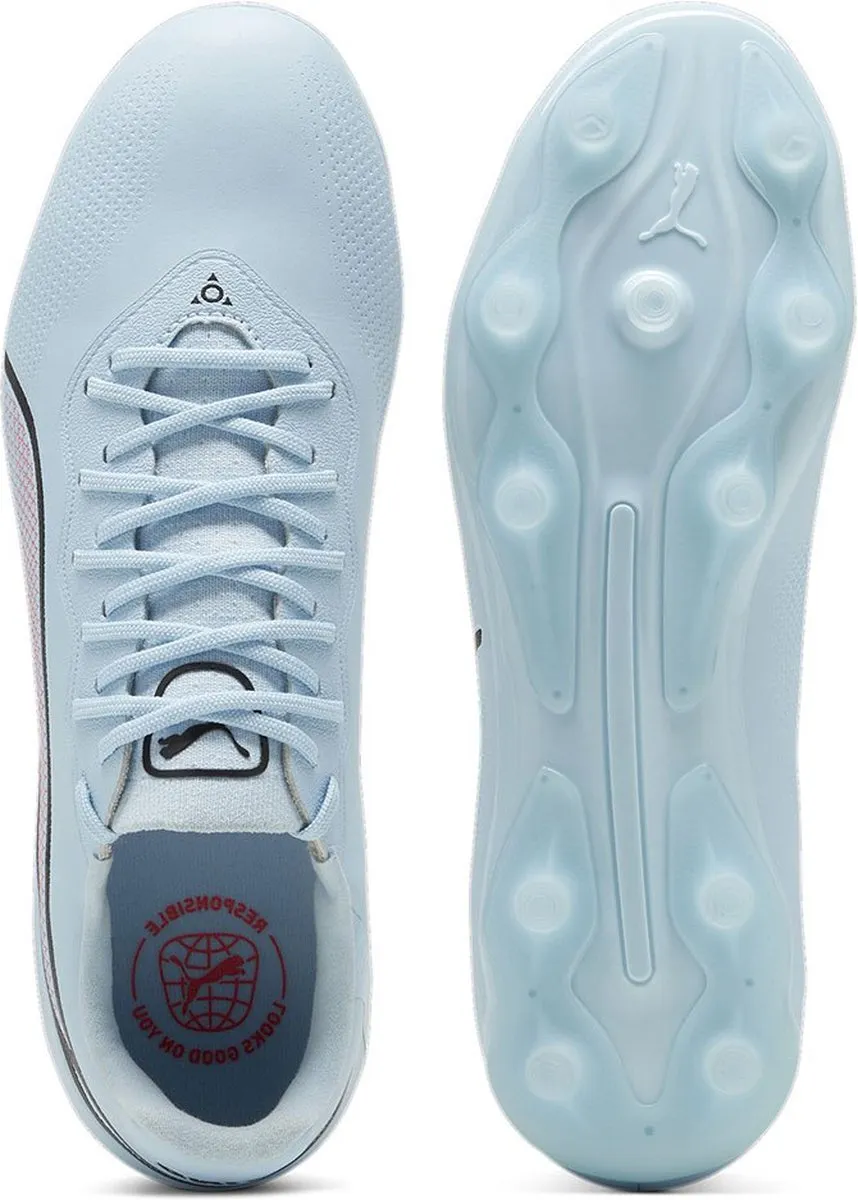 PUMA King Pro FG/AG Voetbalschoenen Dames - Blauw - Maat 41