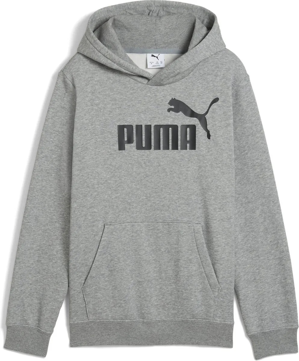PUMA ESS No. 1 Logo Hoodie FL B - Jongens Trui - Medium Gray Heather