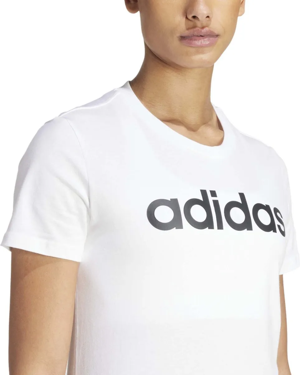 adidas Essentials Slim Logo T-shirt GL0768 - Wit - S