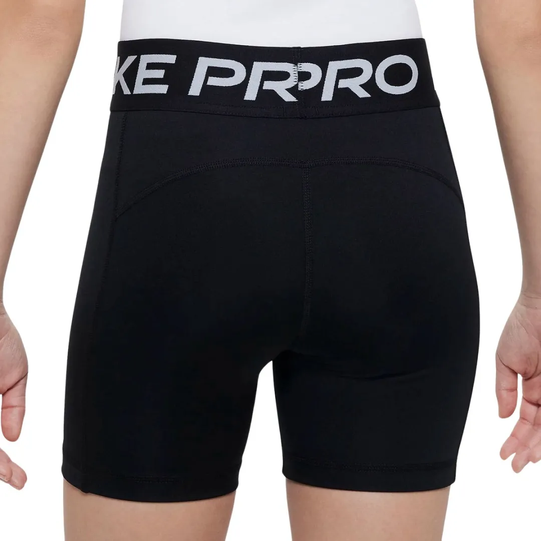 Nike Pro Dri-FIT Short Junior 140 - Zwart