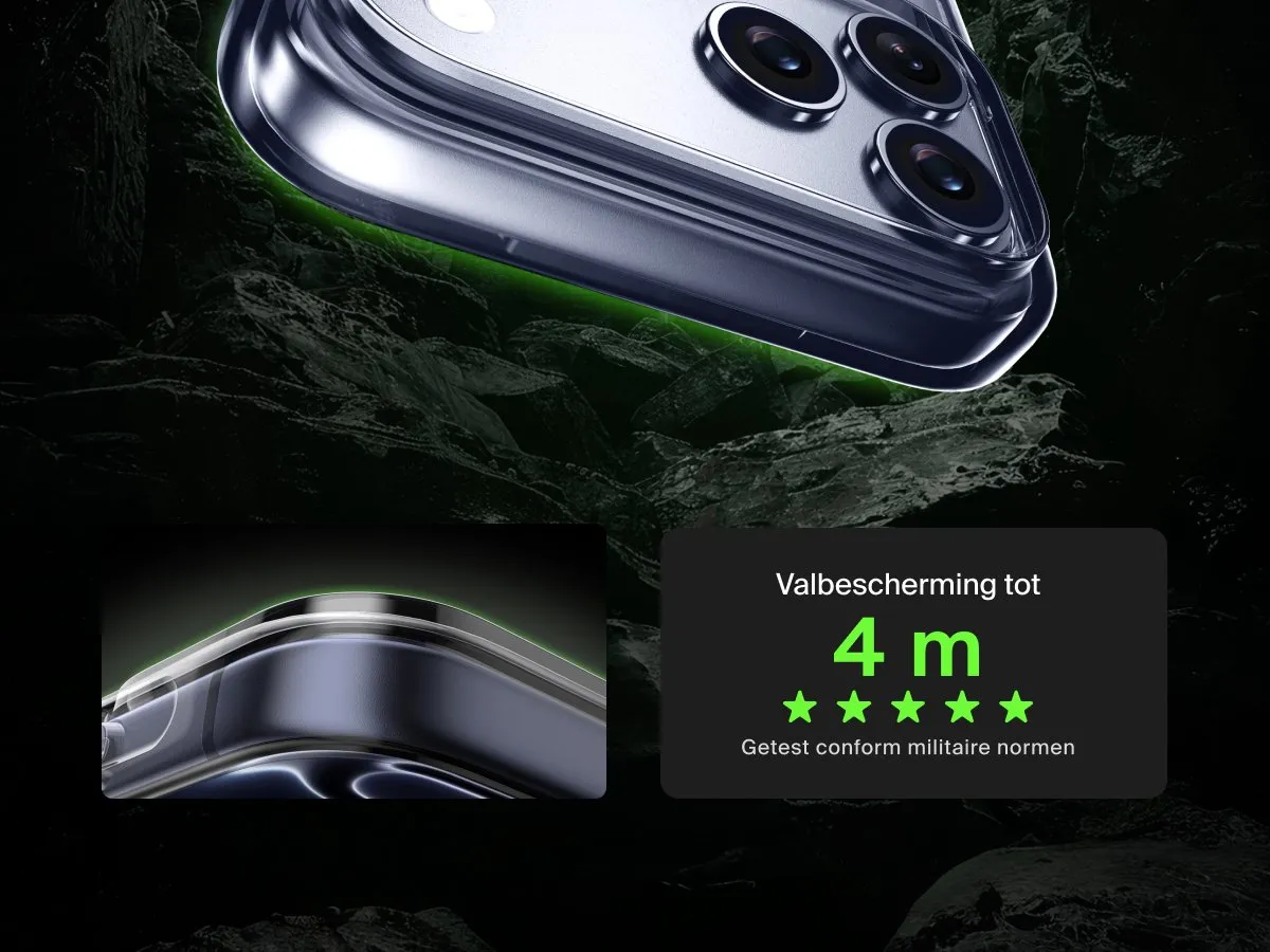 Belkin SheerForce Clear MSA032HQCL Hoesje - iPhone 17 Pro Max - Transparant
