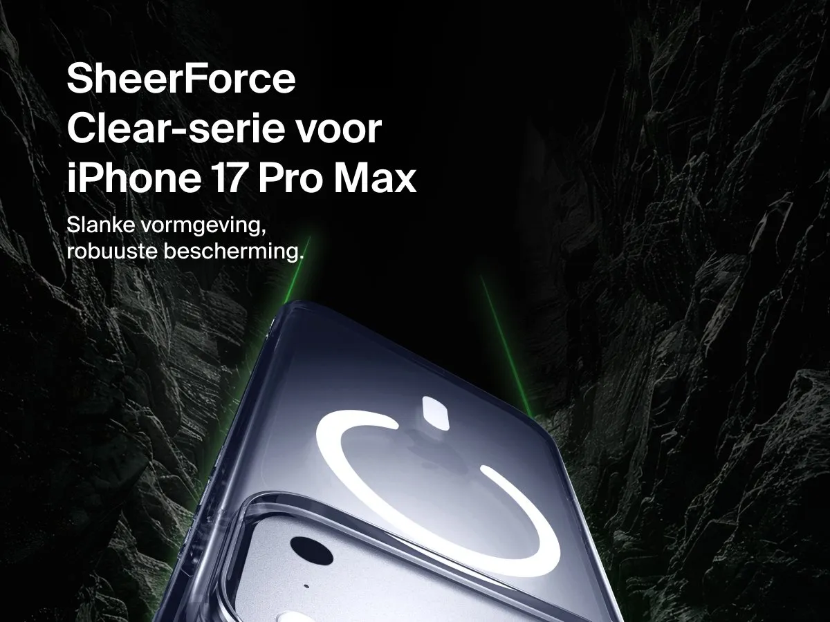 Belkin SheerForce Clear MSA032HQCL Hoesje - iPhone 17 Pro Max - Transparant - afbeelding 6 van 6