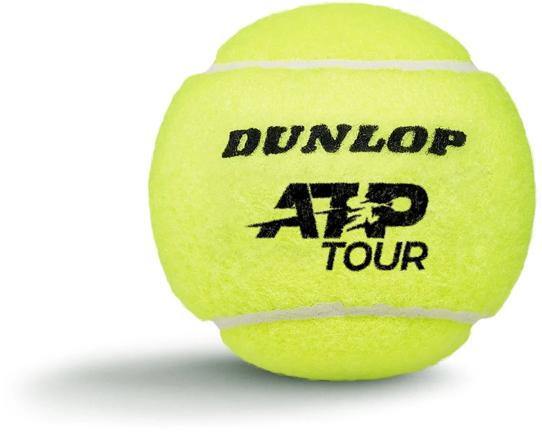 Dunlop ATP Tour Tennisballen - 4 Stuks - Geel