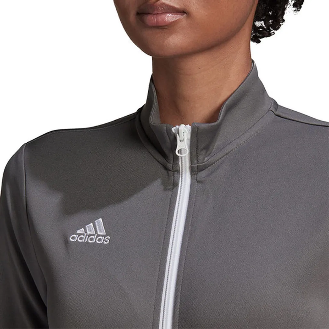 Adidas Entrada 22 TK Jacket Dames - Sportvest - Grijs