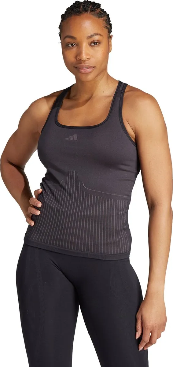 adidas Performance AEROKNIT Tanktop IB0693 - Zwart - XL