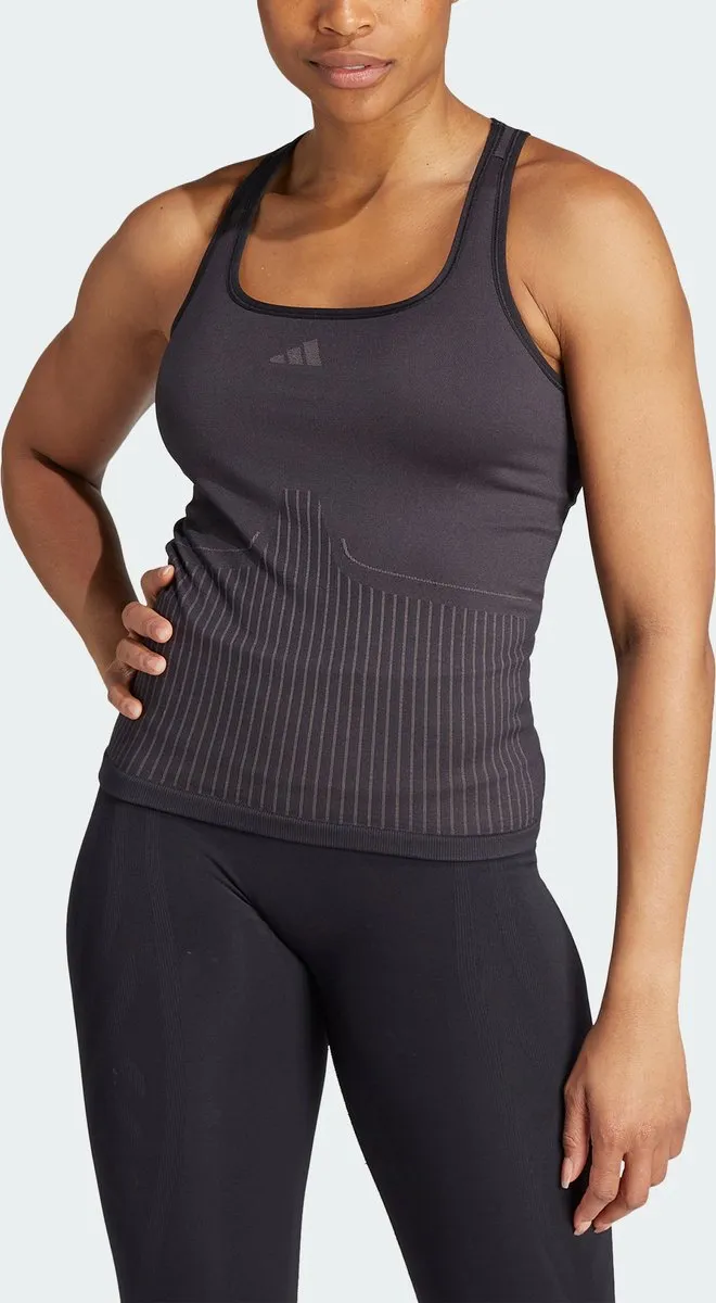 adidas Performance AEROKNIT Tanktop IB0693 - Zwart - XL