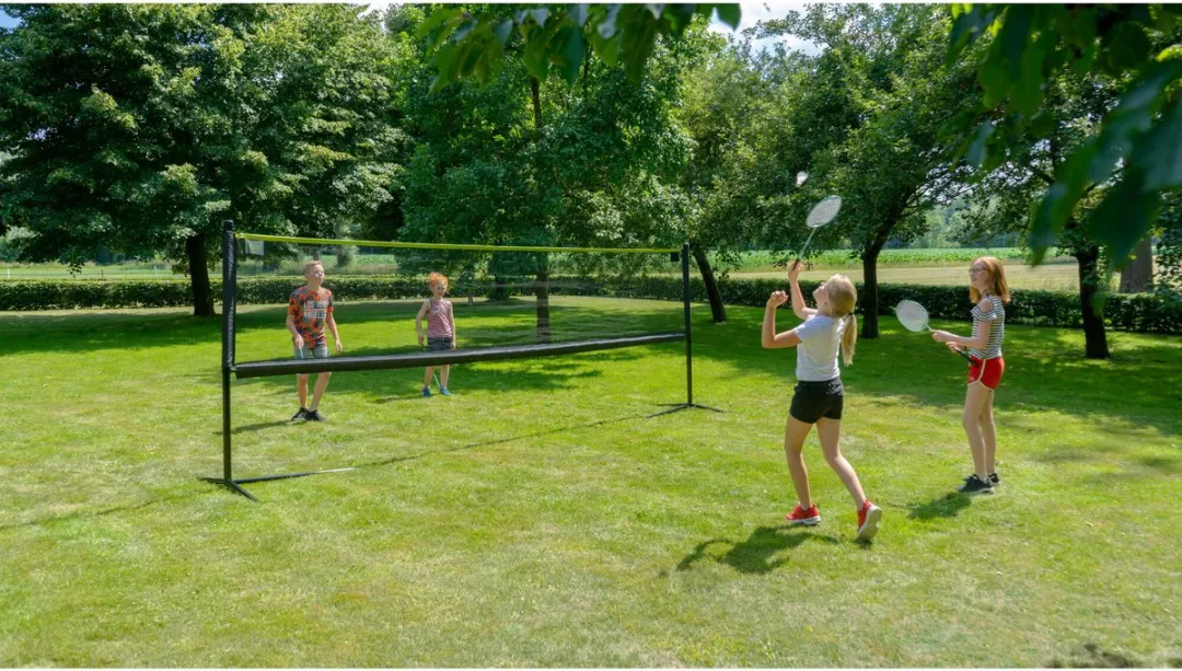 EXIT Toys Sportnet 243x500cm - Volleybal/Badminton/Tennis - Verstelbaar - Zwart