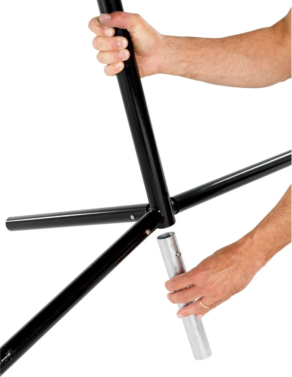 EXIT Toys Sportnet 243x500cm - Volleybal/Badminton/Tennis - Verstelbaar - Zwart