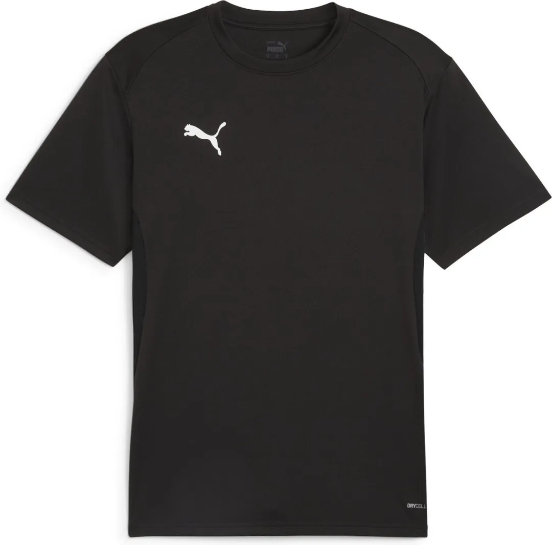 PUMA teamGOAL Heren Sportshirt M - Zwart/Wit/Grijs