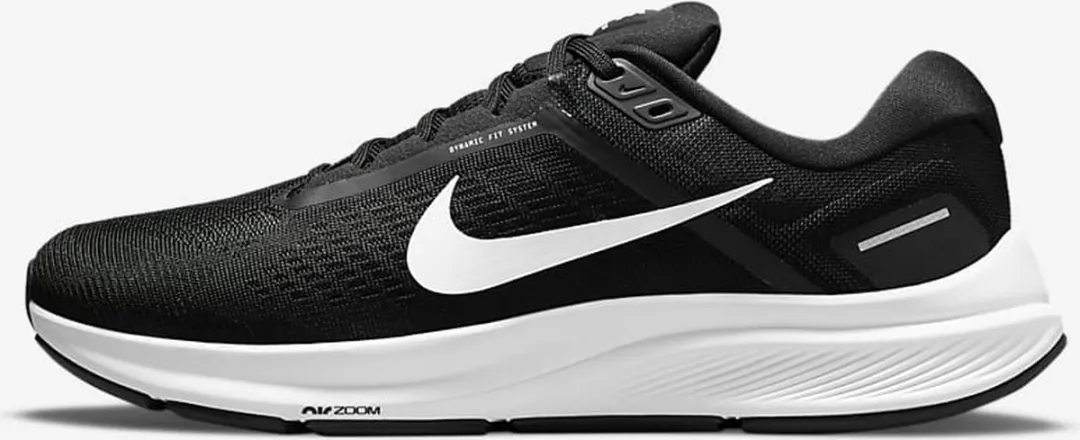 Nike Air Zoom Structure 24 Heren Sportschoenen 41 - Zwart - afbeelding 2 van 6