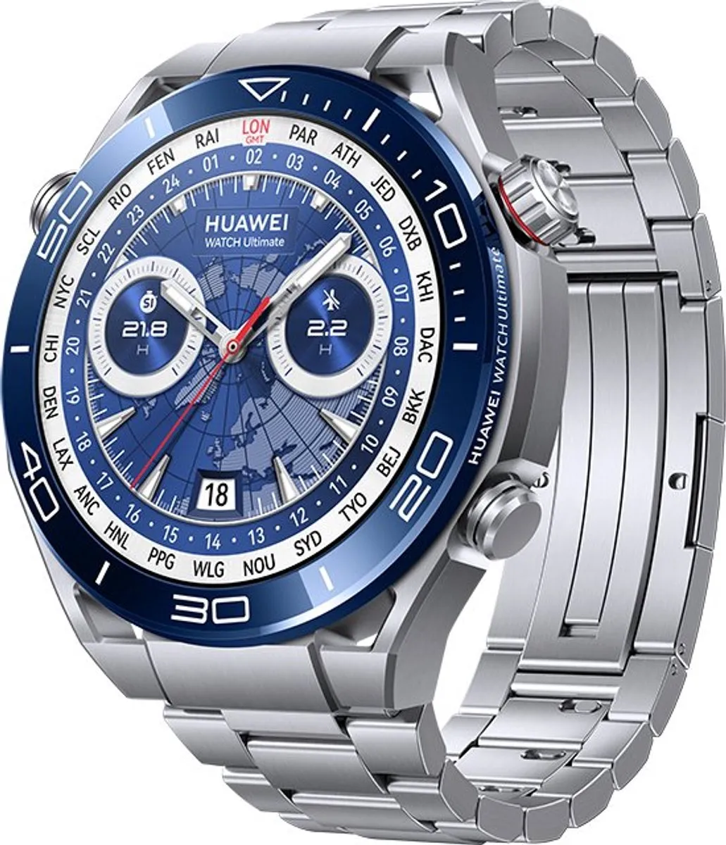 Huawei Watch Ultimate Voyage - 48mm - Blauw