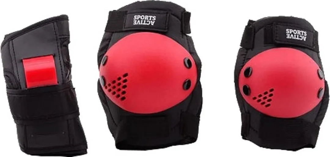 Johntoy Beschermset Sports Active Junior XS - Zwart