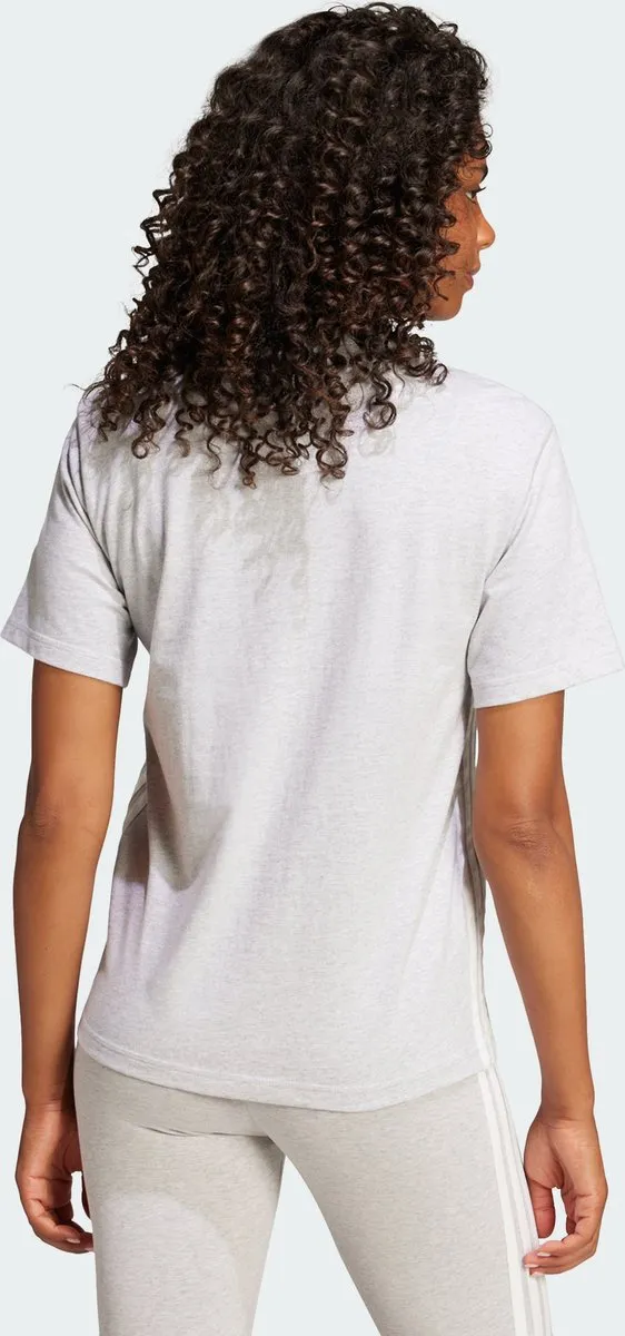 adidas Essentials 3-Stripes T-shirt Dames XS - Grijs