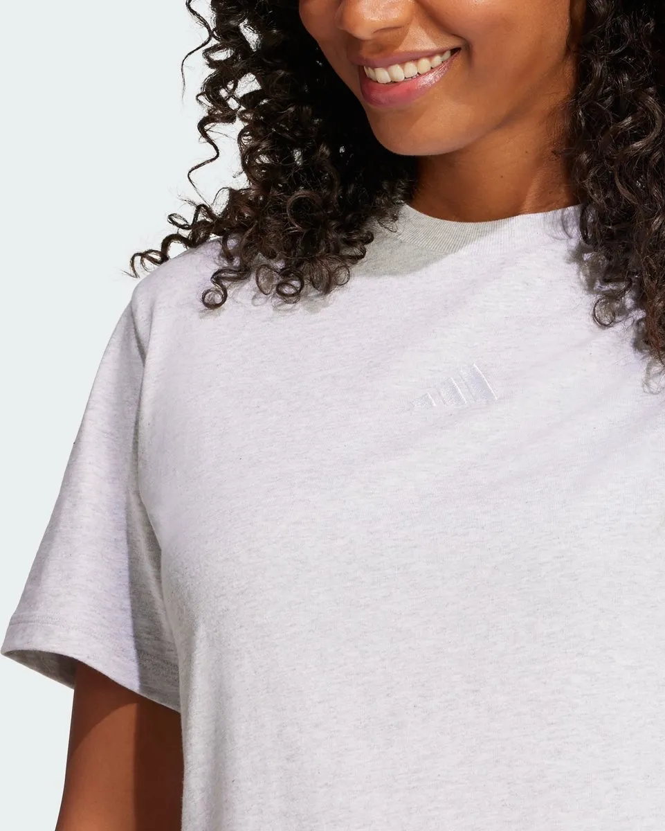adidas Essentials 3-Stripes T-shirt Dames XS - Grijs - afbeelding 6 van 6