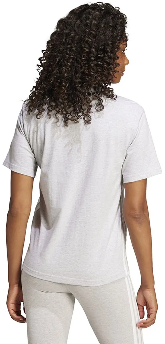 adidas Essentials 3-Stripes T-shirt Dames XS - Grijs