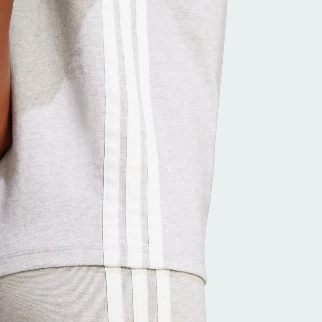 adidas Essentials 3-Stripes T-shirt Dames XS - Grijs