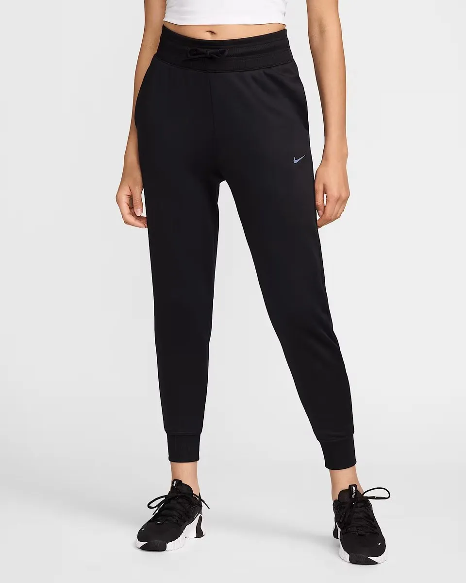 Nike Therma-Fit One Dames Trainingsbroek FB5431-010 - Zwart/Wit