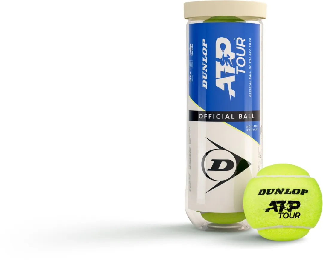 Dunlop ATP Tennisballen - 3 Stuks - Geel