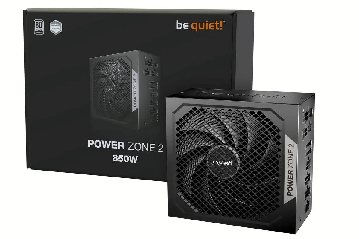 be quiet! POWER ZONE 2 850W BP007EU Voeding - 850W - Zwart - afbeelding 6 van 6