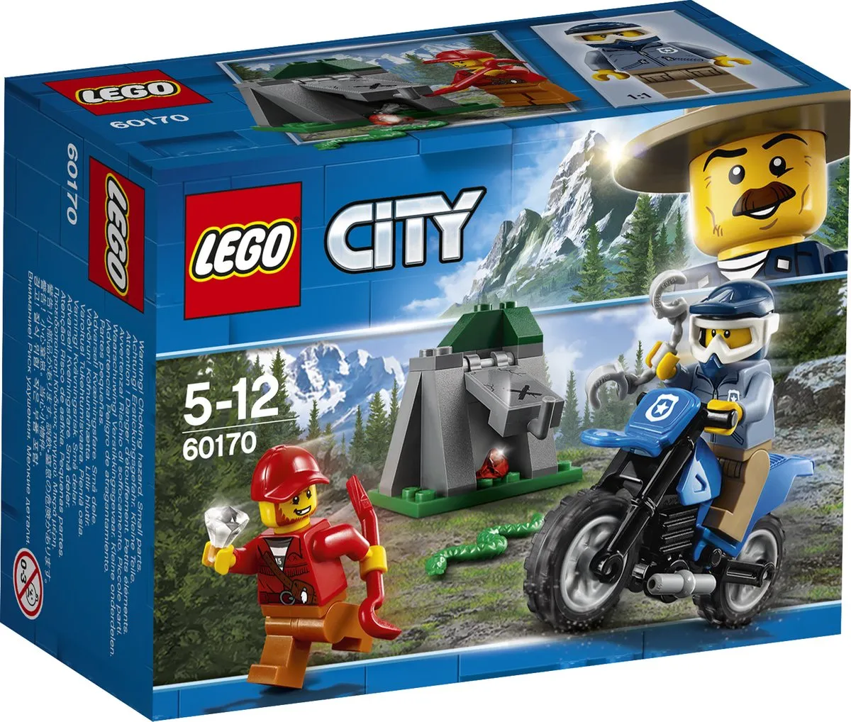 LEGO City Bergpolitie Off-road Achtervolging 60170