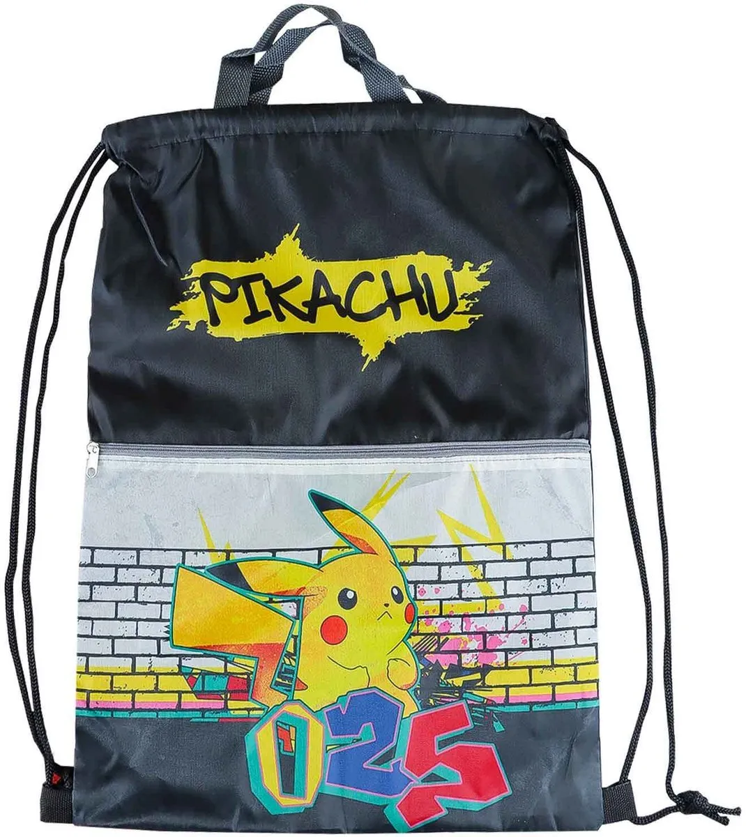 Pokémon Luxe Zwemtas/Rugzak - Zwart