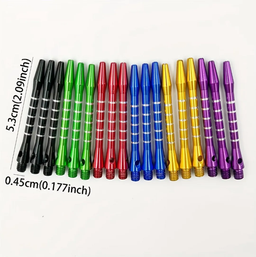 NUVEX Aluminium Dartschachten Set 18 Stuks - Multikleur