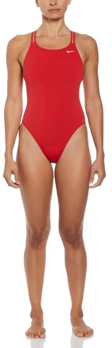 Nike Swim Hydrastrong Solids Spiderback Zwemkleding 26 - University Red - afbeelding 6 van 6