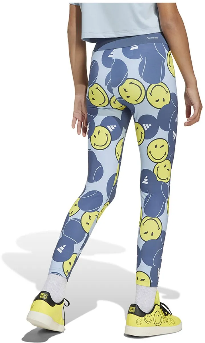 adidas X Smileyworld Training Leggings 5-6 jaar - Wonder Blue