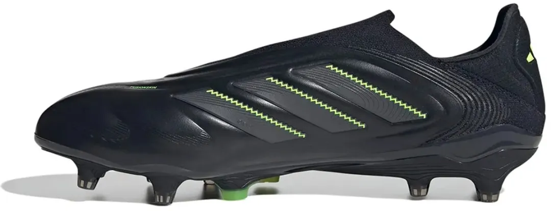 Adidas Copa Pure 3 Elite Laceless FG Voetbalschoenen 42 2/3 - Zwart/Grijs/Lemon