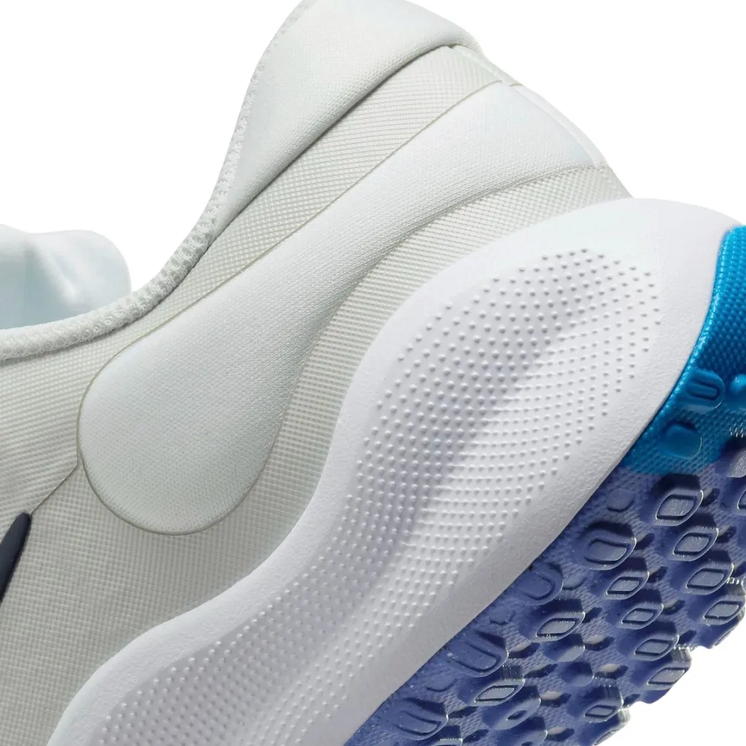 Nike Revolution 7 Next Nature Hardloopschoenen Junior FN4991-100 - 38 - Wit/Dark Blauw