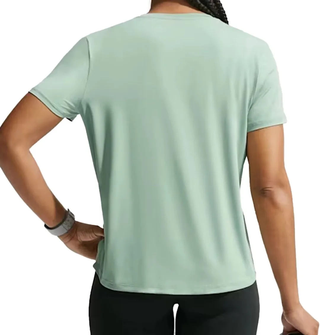 Nike Sportshirt Dames - Maat M - Groen/Wit