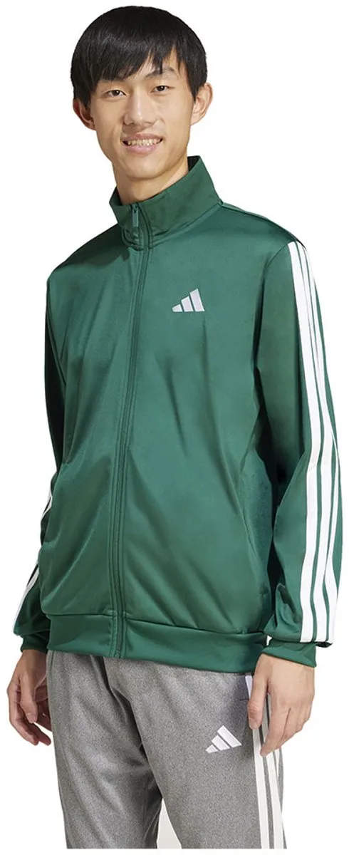 Adidas 3 Stripes Tricot Trainingsjack - M - Collegiate Green