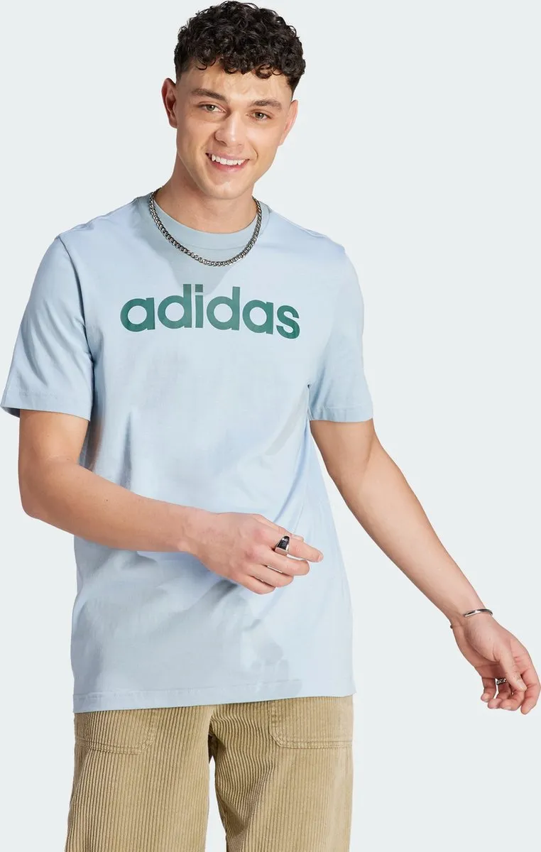 adidas Essentials T-shirt IJ8651 - Heren - Blauw - S