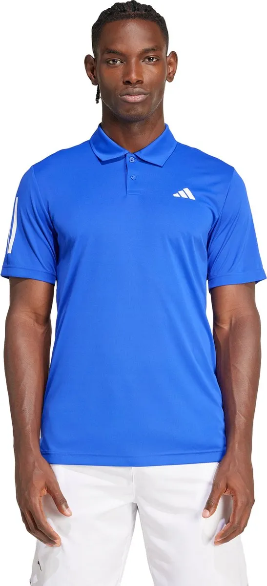 adidas Performance Club 3-Stripes Tennis Poloshirt S - Blauw