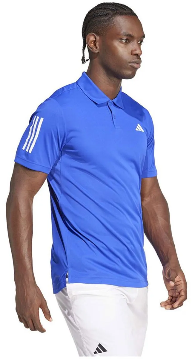 adidas Performance Club 3-Stripes Tennis Poloshirt S - Blauw