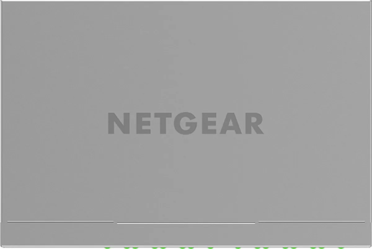 NETGEAR MS108E - Netwerk Switch - Plus Managed - 2,5 Gbps - PoE Switch - 8 poorten