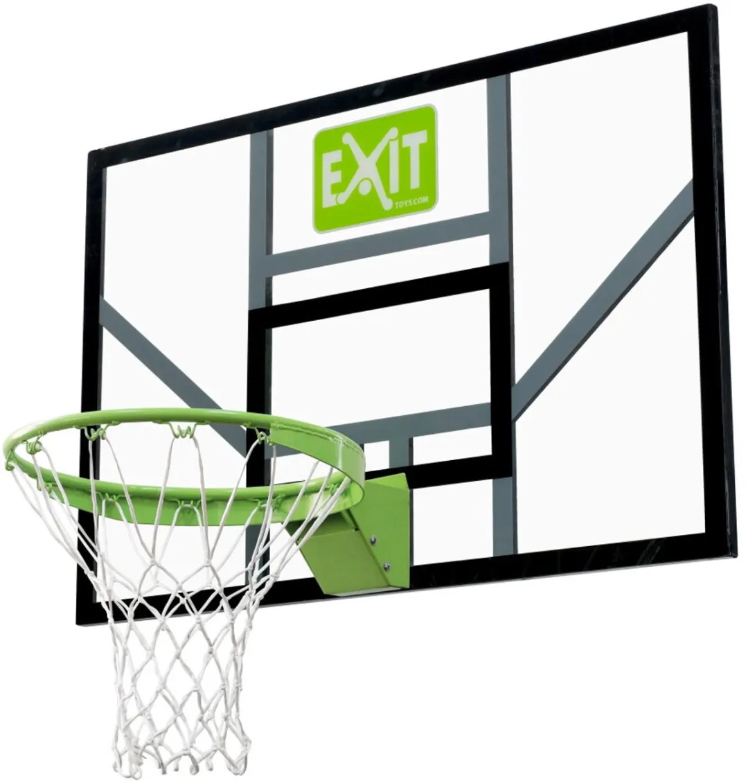 EXIT Galaxy Basketbalbord Dunkring & Net Groen/Zwart