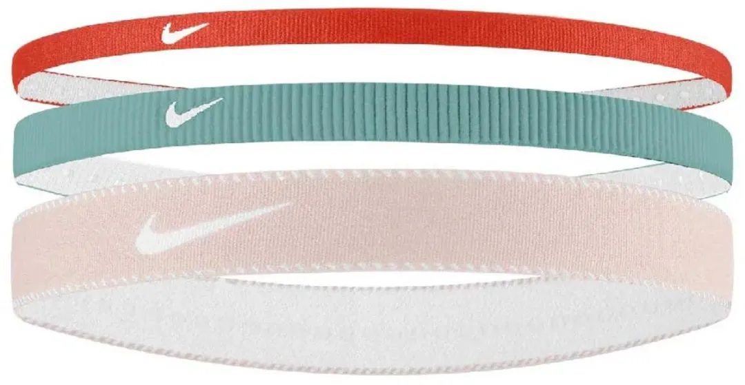 Nike Flex Classic Width Hoofdbanden - 3 Stuks - Rood-Multicolour