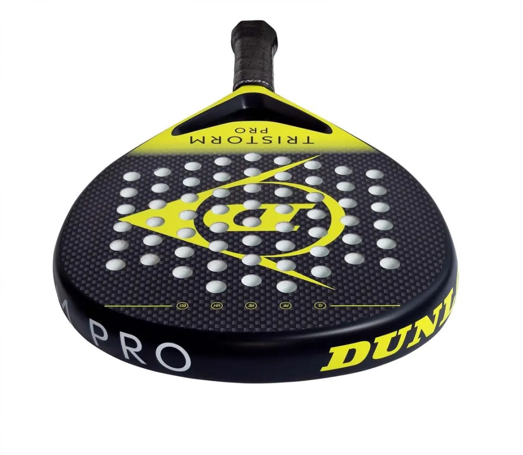 Dunlop Tristorm Pro Padelbat - Geel/Zwart - afbeelding 6 van 6