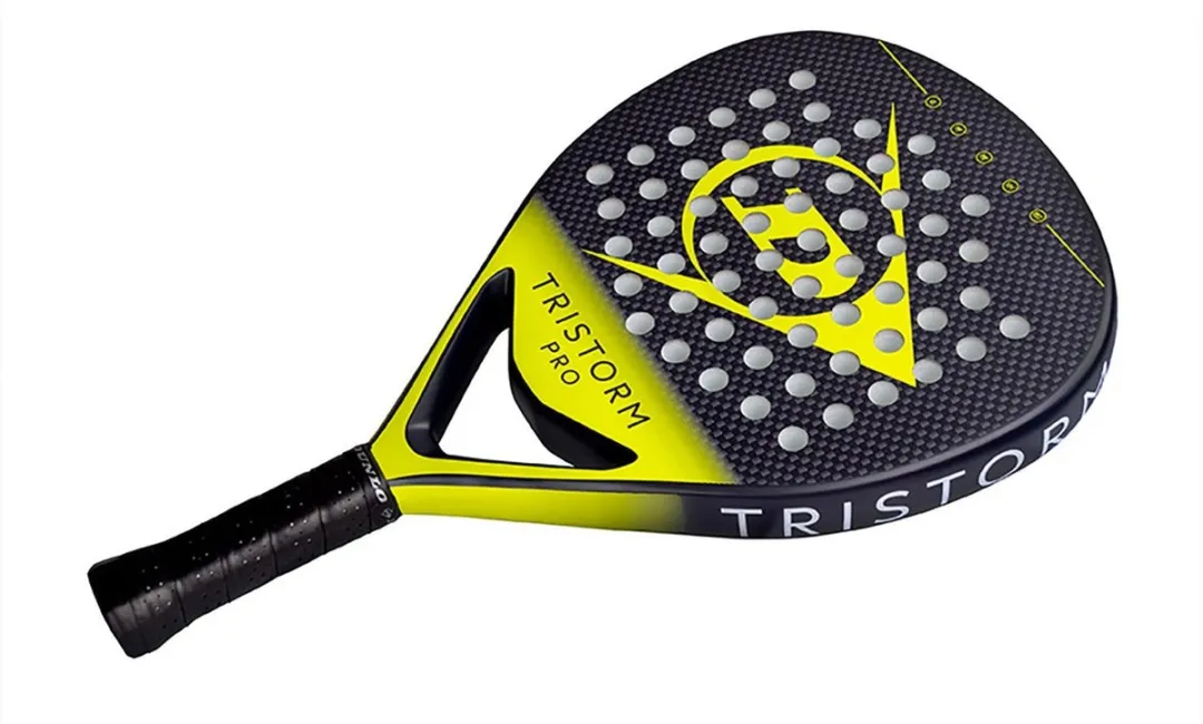 Dunlop Tristorm Pro Padelbat - Geel/Zwart