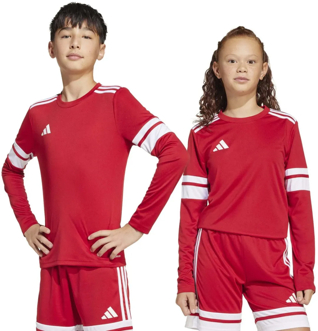 Adidas T-Shirt Squa25 Jsy Ly Kinderen - 128 - Rood