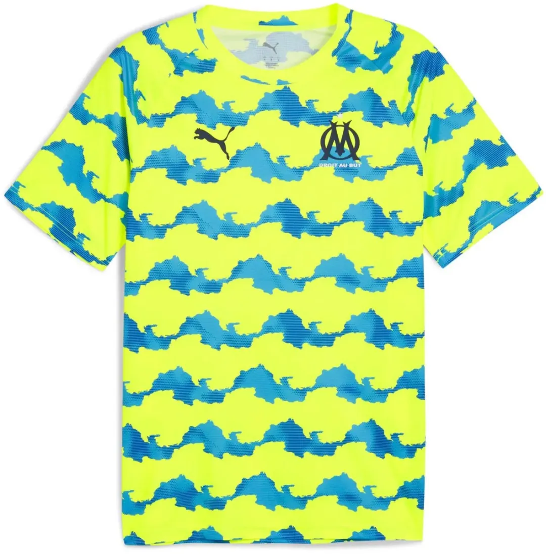 PUMA OM 2025/26 Opwarmshirt - Geel