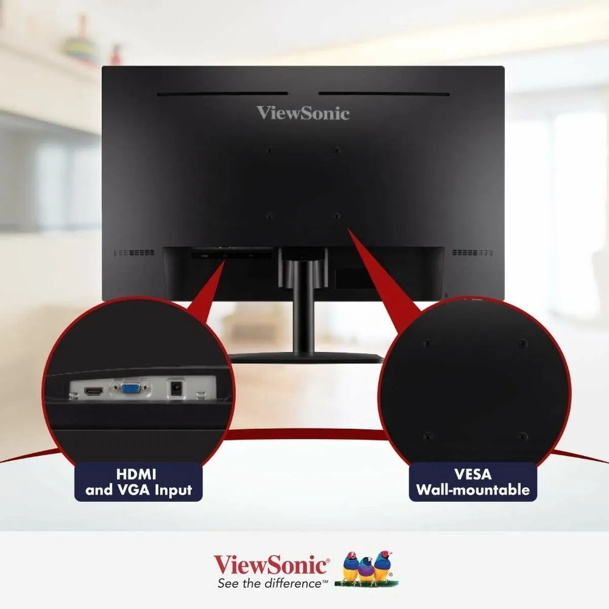ViewSonic VA2732-H IPS Monitor 27" - Zwart