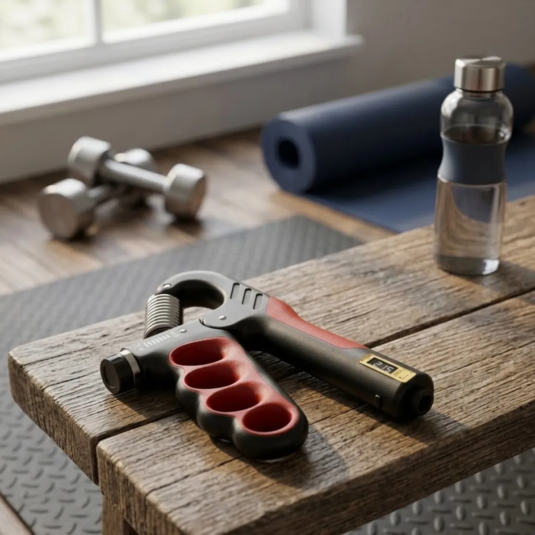 NuveX Handtrainer Rood - 5-100 kg - Met teller