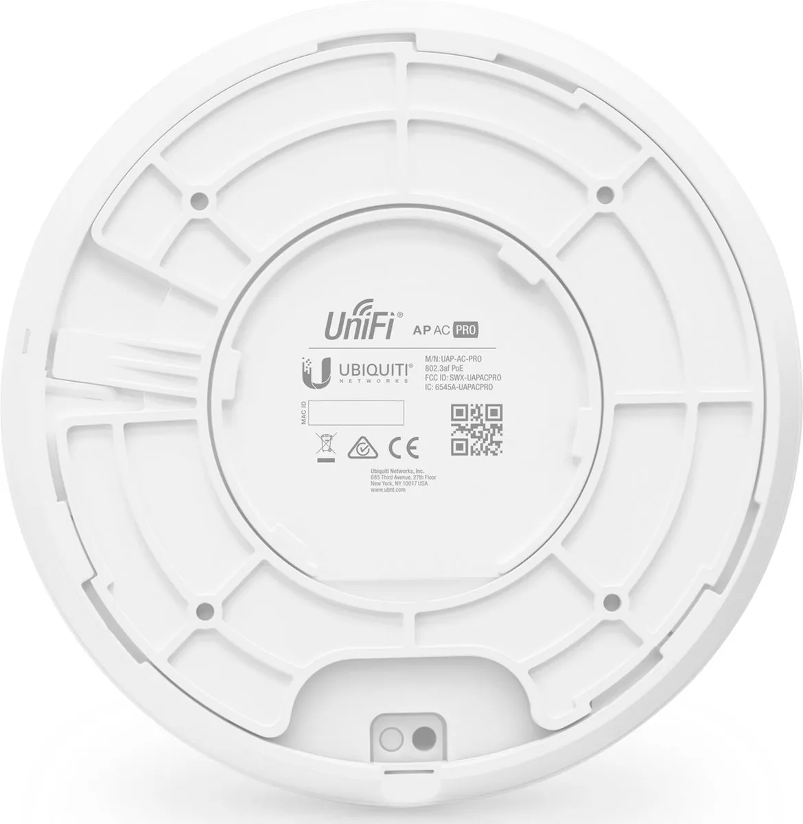 Ubiquiti UniFi AC Pro UAP-AC-PRO WiFi Accesspoint 1750 Mbps - Wit