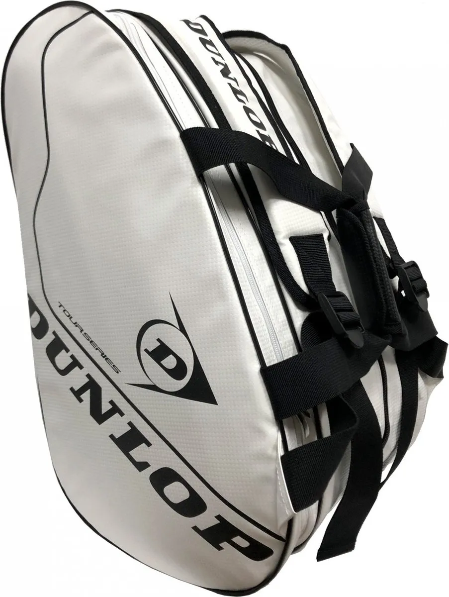 Dunlop Tour Intro Carbon Pro Racketbag 55L - Wit/Zwart