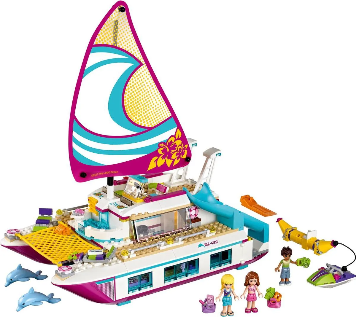 LEGO Friends Sunshine Catamaran 41317 - 603 Stukken