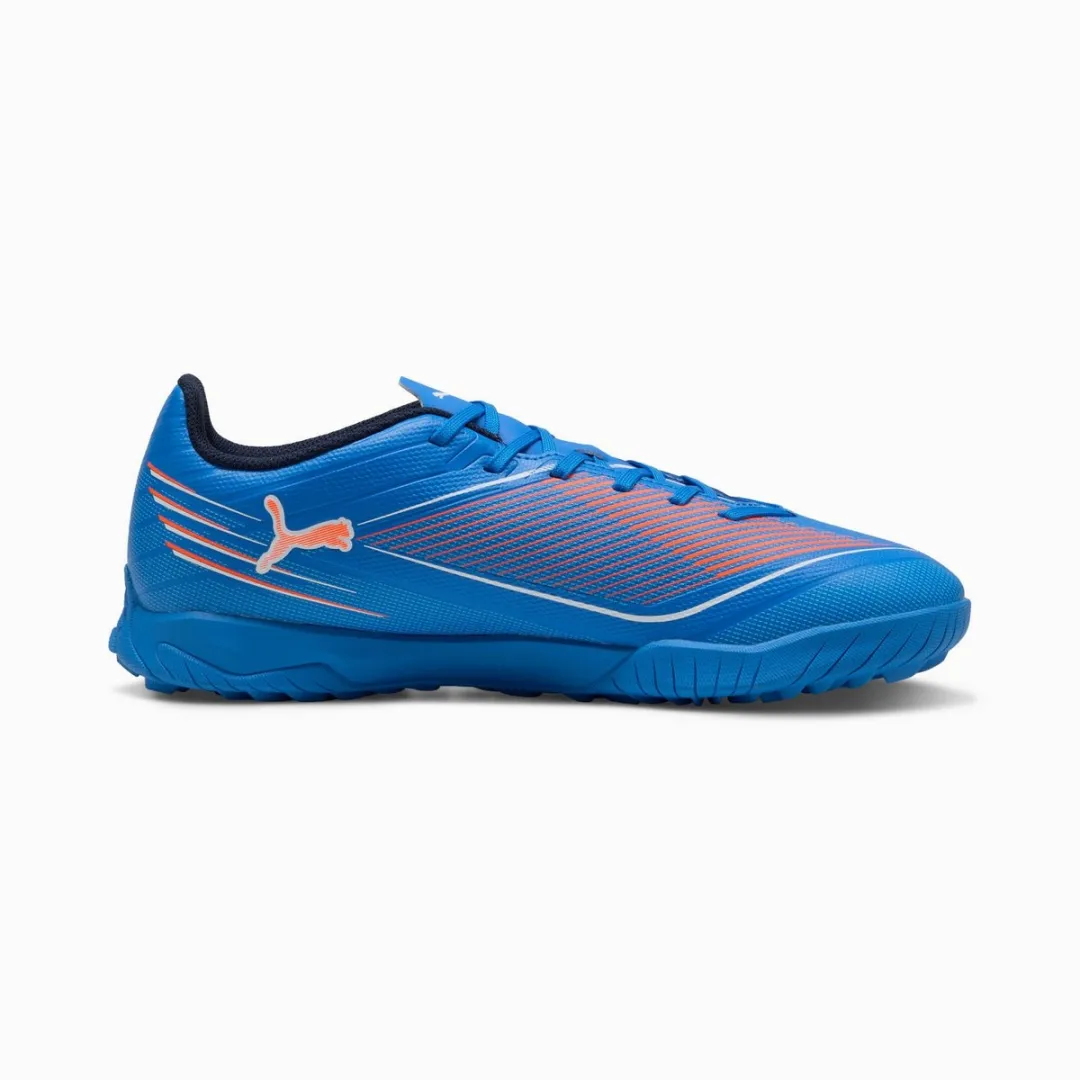 PUMA TURFY ULTRA 6 Play TF Voetbalschoenen 44.5 - Blauw/Oranje/Wit