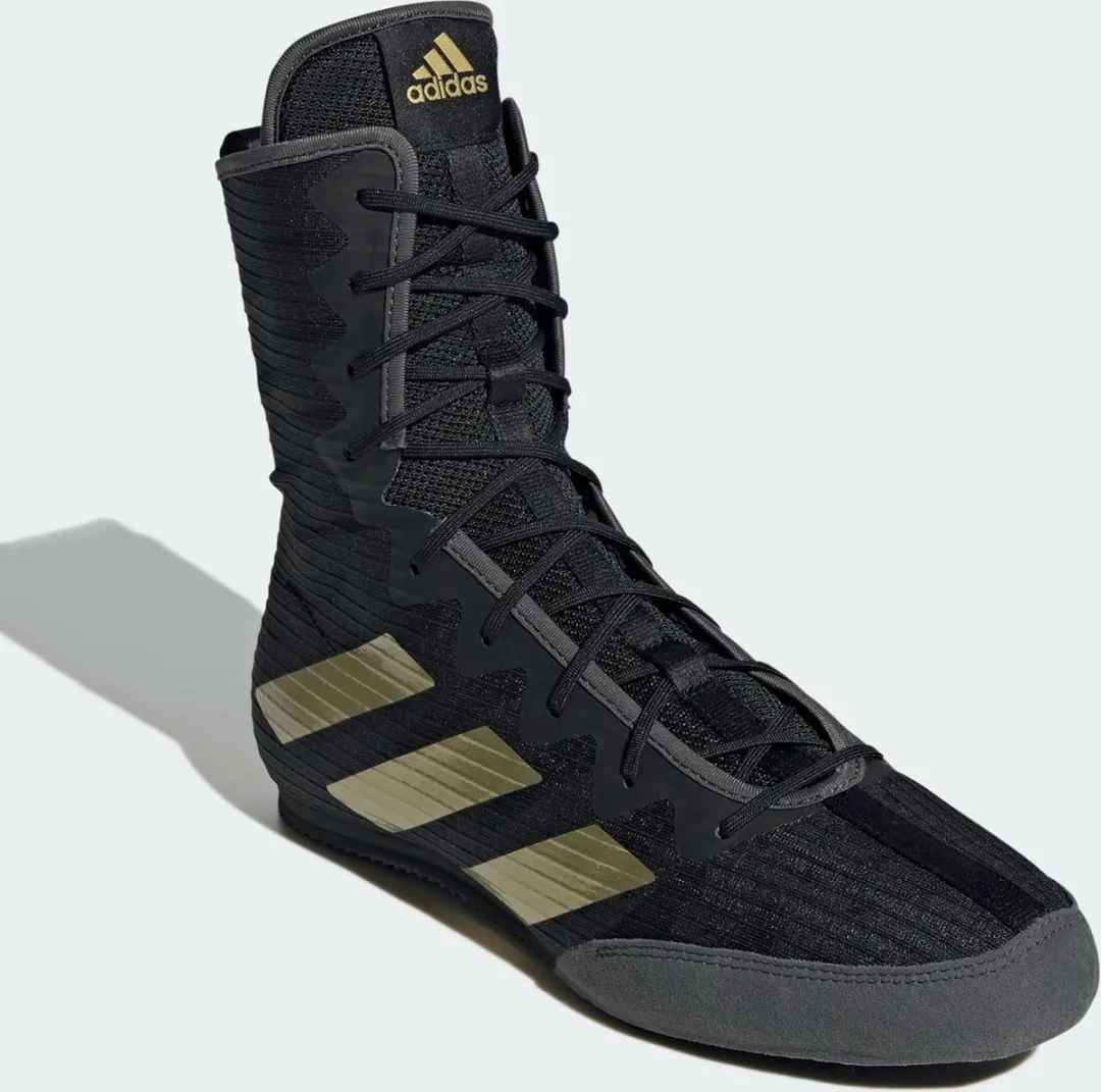 adidas Box Hog 4 Boksschoenen 44 - Zwart/Goud - afbeelding 4 van 6